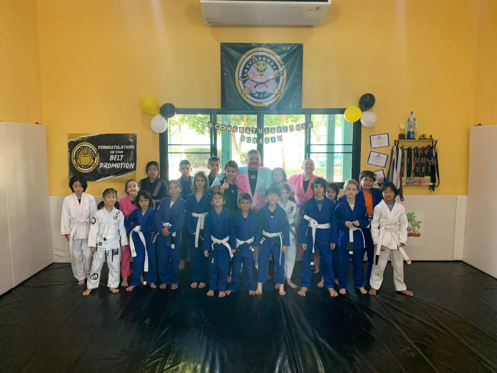 Brazilian Jiu-Jitsu training session at Lazy Leopard BJJ Chiang Mai