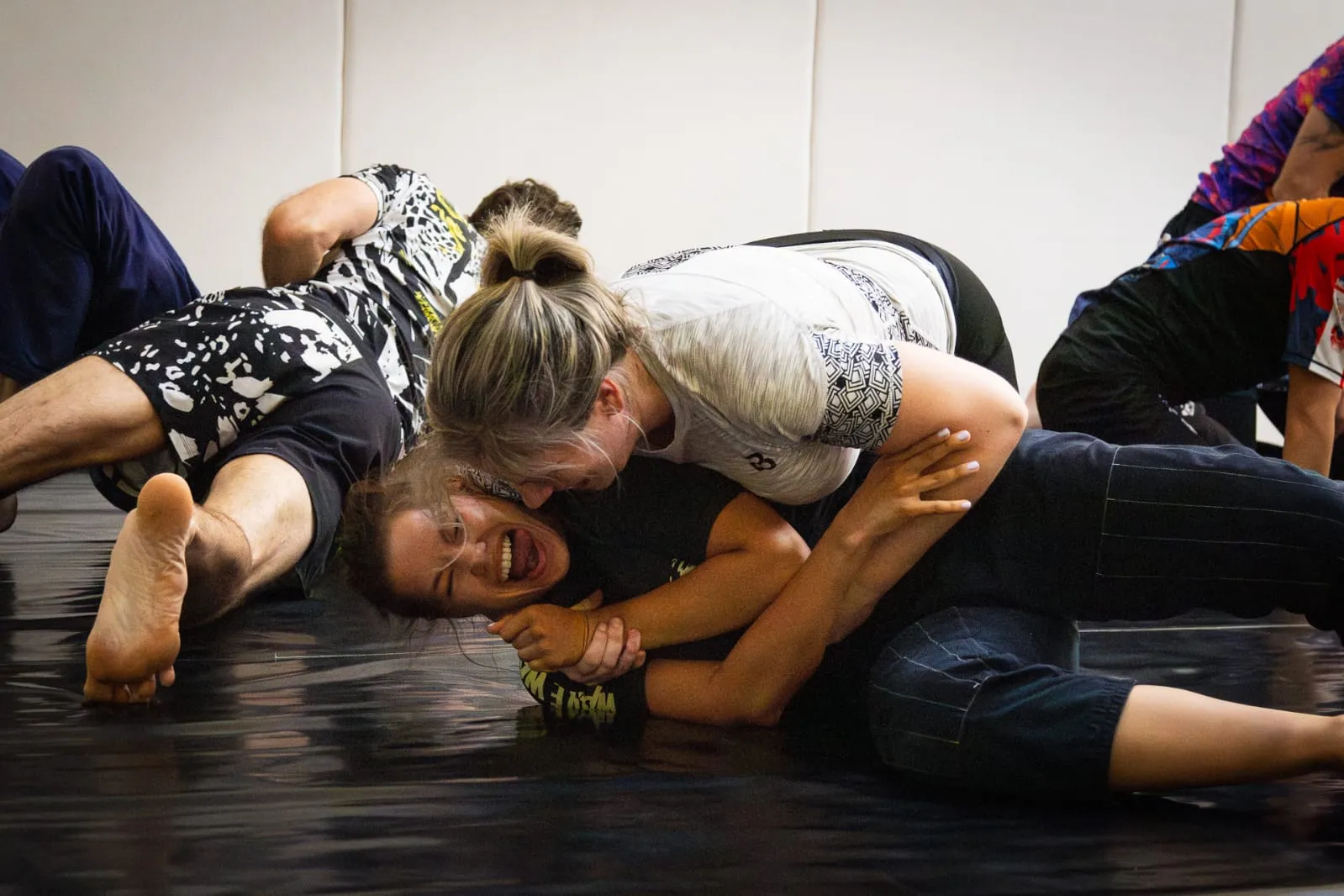 Brazilian Jiu-Jitsu technique demonstration
