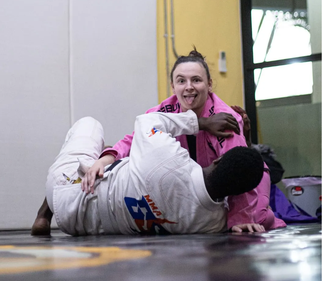 BJJ sparring session at Lazy Leopard BJJ gym