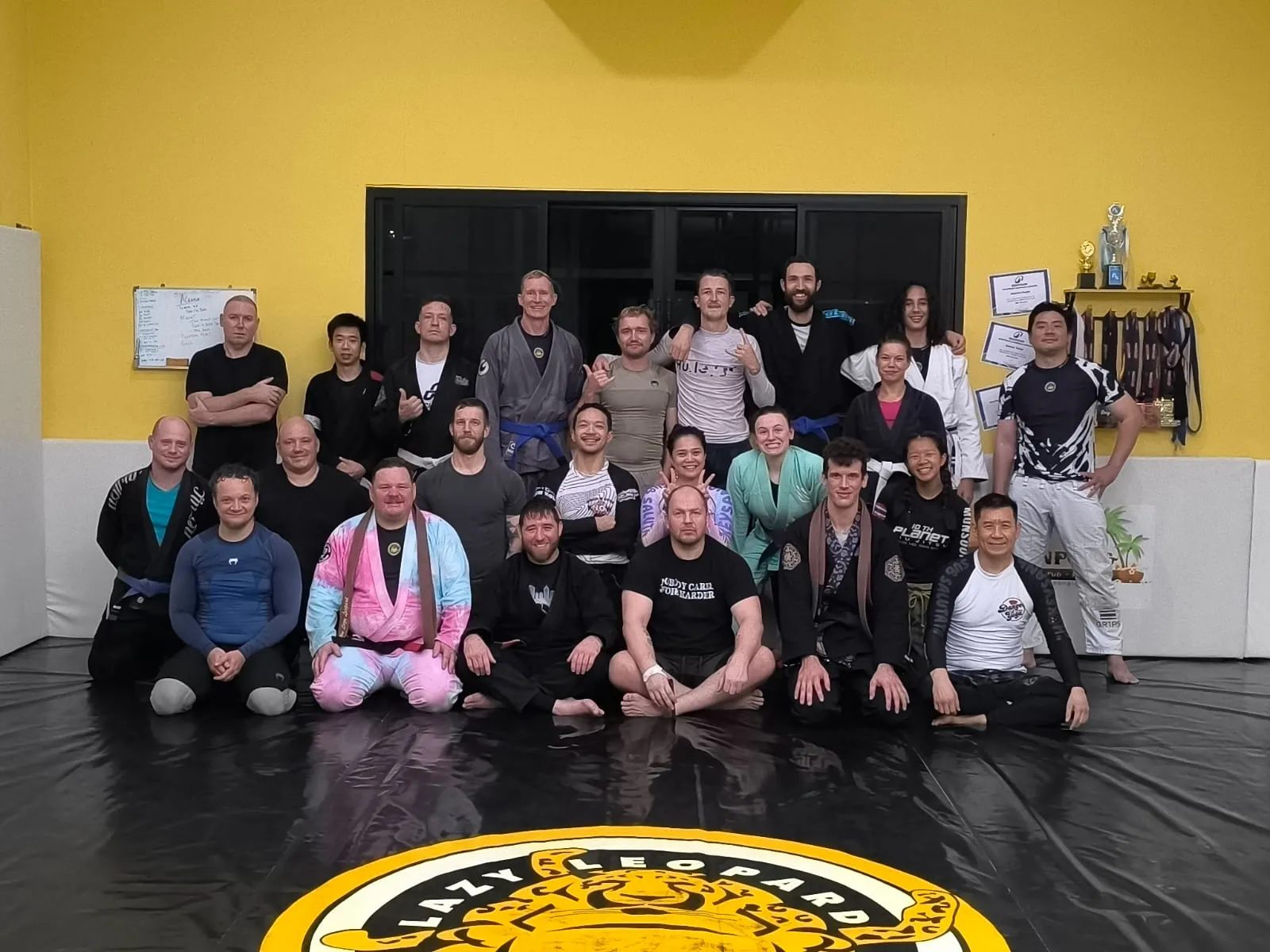 Brazilian Jiu-Jitsu sparring session in Chiang Mai