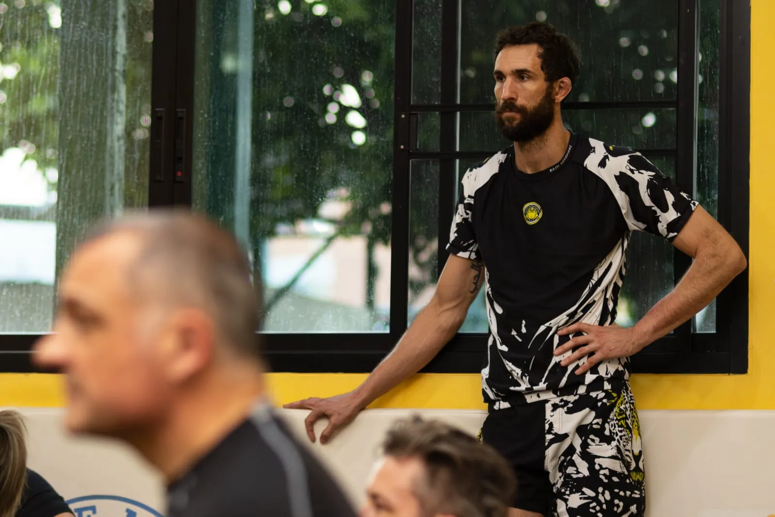 BJJ training session with experienced instructors