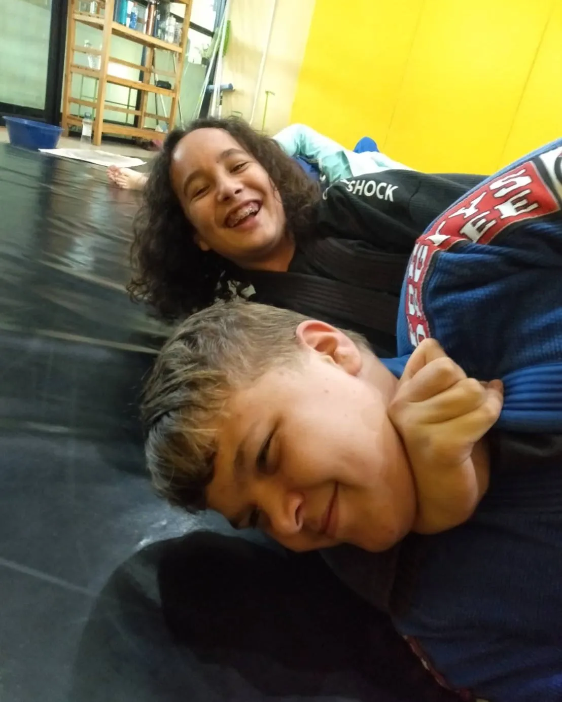 Brazilian Jiu-Jitsu students learning advanced submissions